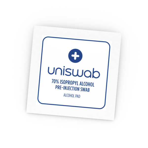 Uniswab 70% Isopropyl Alcohol Swabs – Pack of 6
